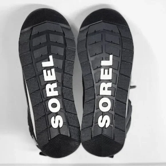 SOREL WOMEN'S  Whitney II Short Lace Waterproof Boots black Size 7 EUC - Picture 8 of 9